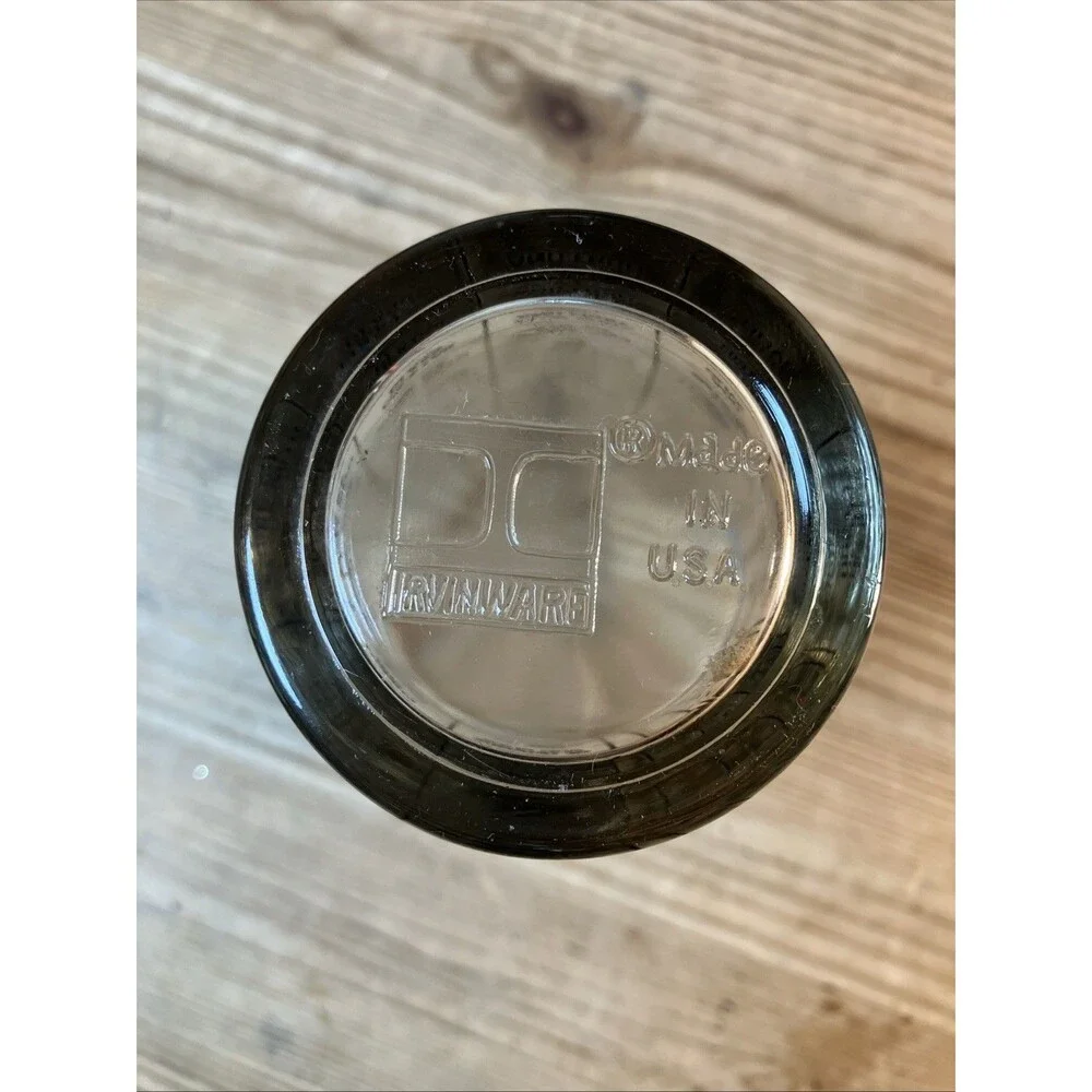 VTG 50’s Irvinware USA Party Barware Drink Recipe Cocktail Mixer Shaker Glass 6”